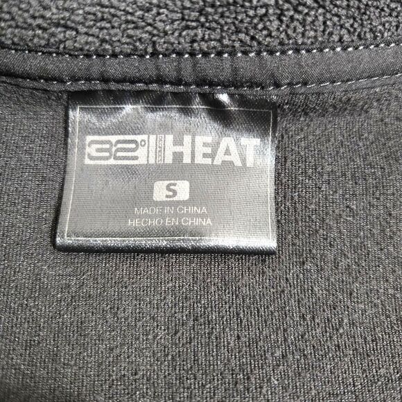 32 Degrees Heat Women’s Small Pullover Fleece 1/4 Snap Black - Picture 5 of 5
